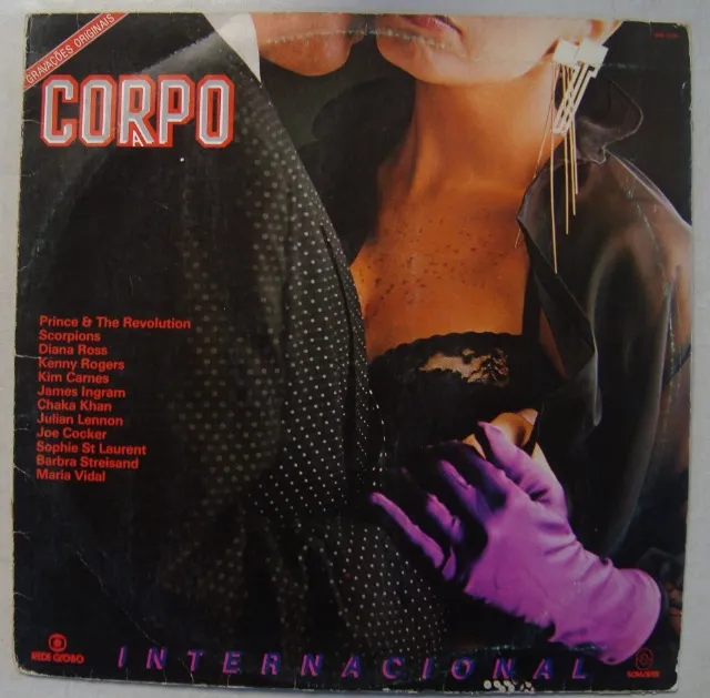 Lp Corpo A Corpo 1985 Internacional, Disco De Vinil Novela