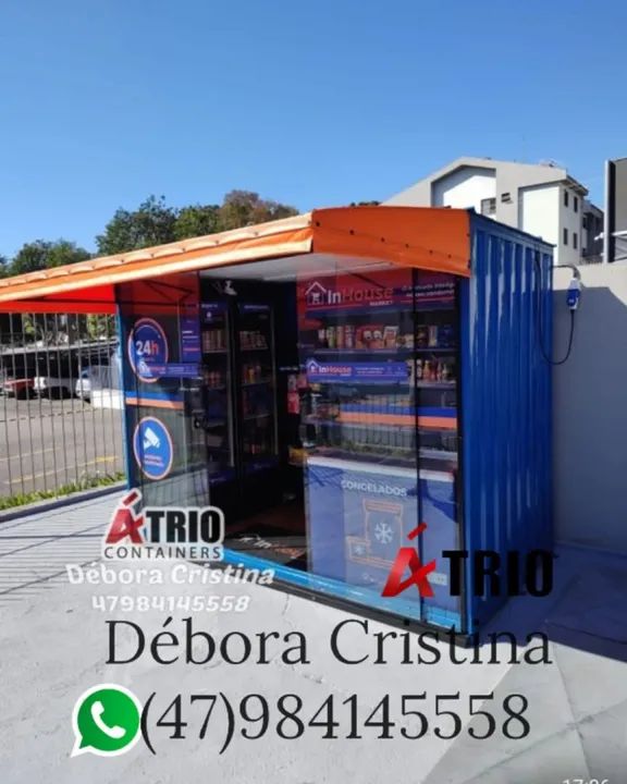 Container abertura pra vidros