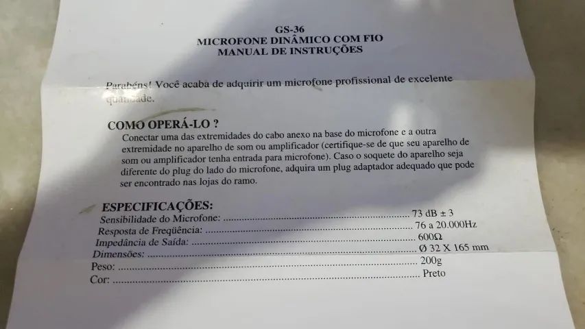 Microfone profissional dinamico MUD-515 - Foto 3