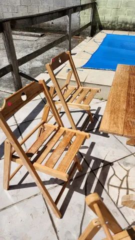 Mesa + 4 cadeiras para área externa - Foto 5