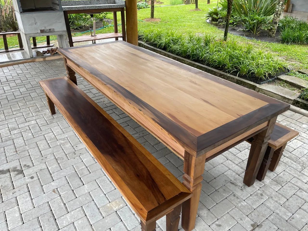 Mesa de Jantar de Madeira Maciça - Foto 5