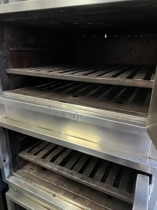 Forno industrial lastro a gás stell aço inox 3 sessão parcelamos em até 12x  - Foto 4