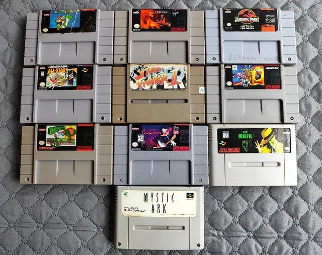 Cartuchos de Super Nintendo !! 