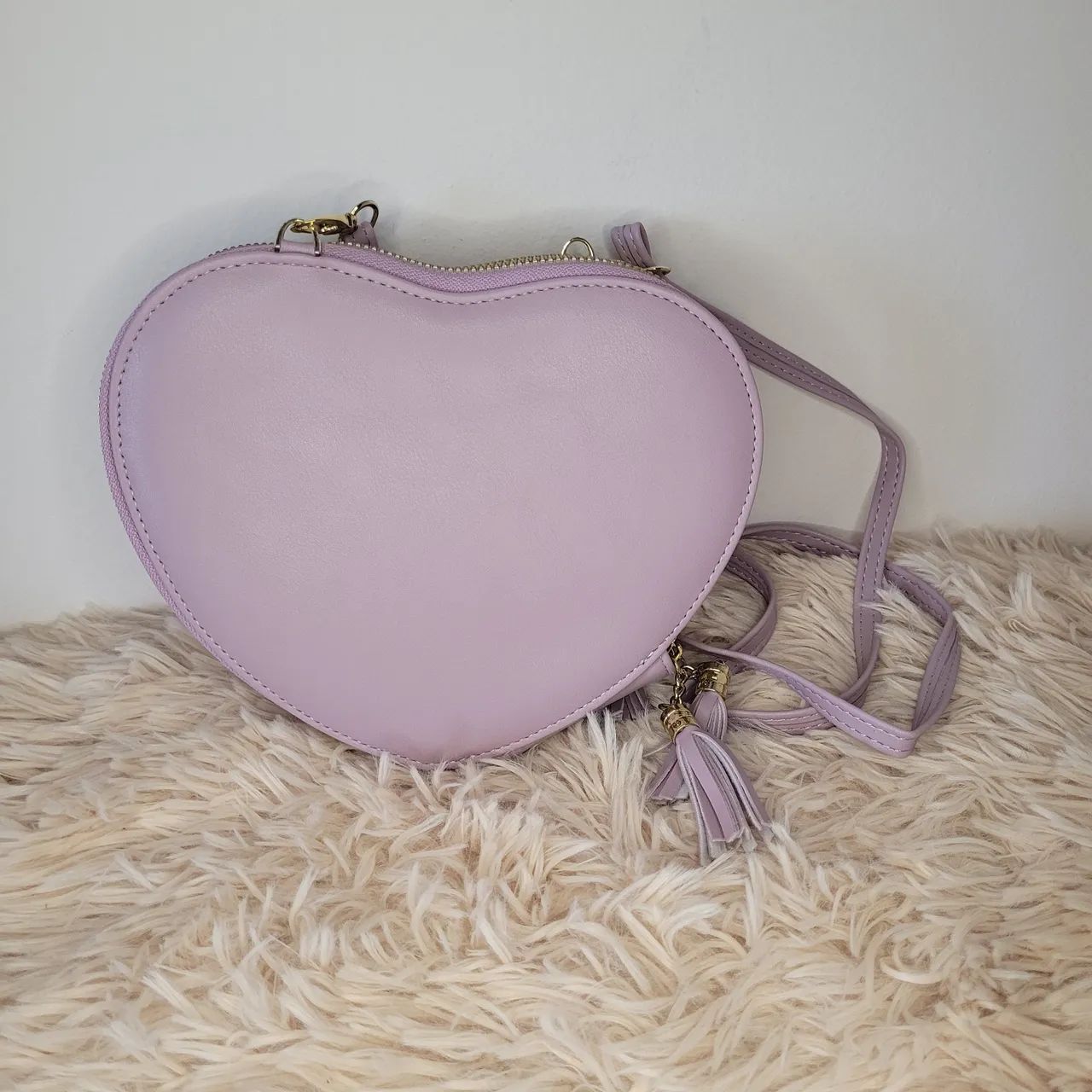 PROMOÇÃO Bolsa pequena coração lilás - Foto 3