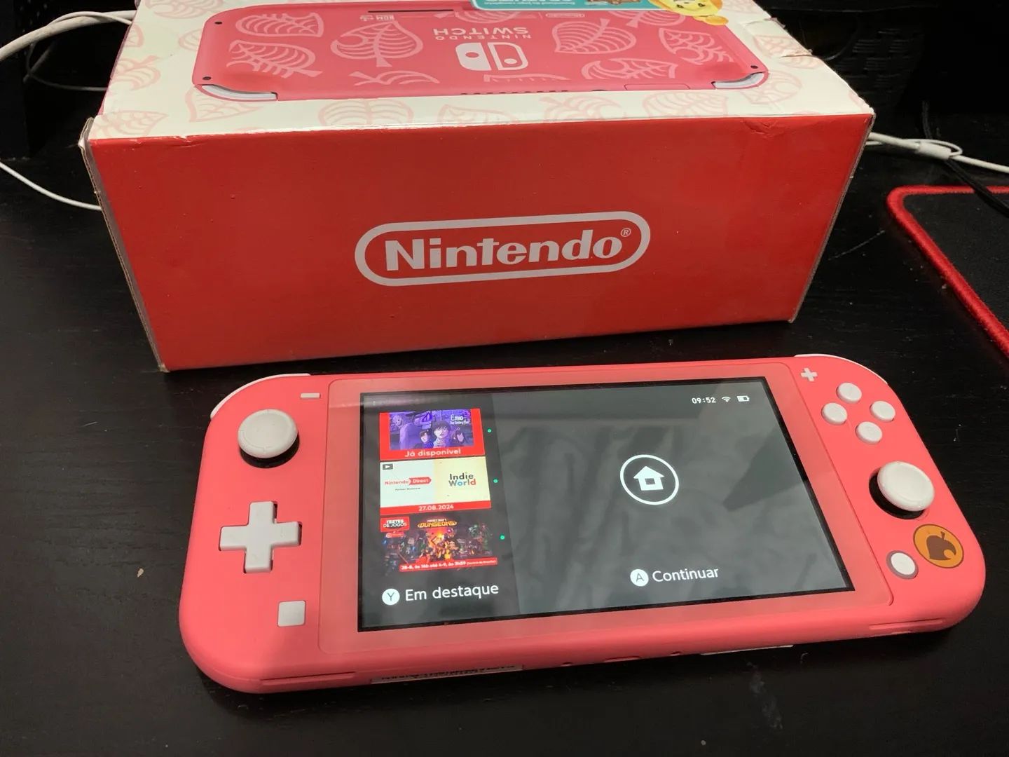 Nintendo Switch Animal Crossing New Horizons Edição Especial Novo