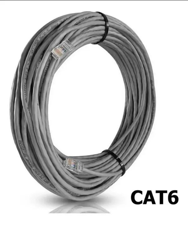 CABO DE REDE INTERNET CAT6 E CAT5E 100% COBRE GIGABIT 1/3/5/10/15/20/25/30/35/40 METROS.<br> - Foto 4