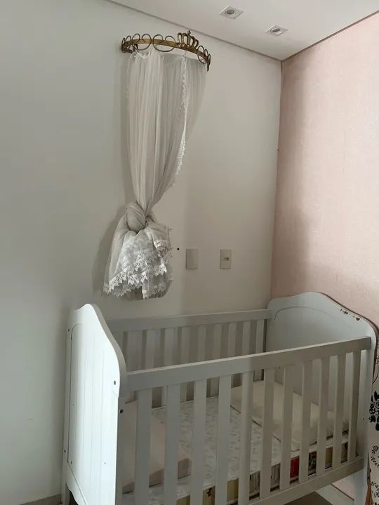 Berço de Bebê Branco - Foto 2