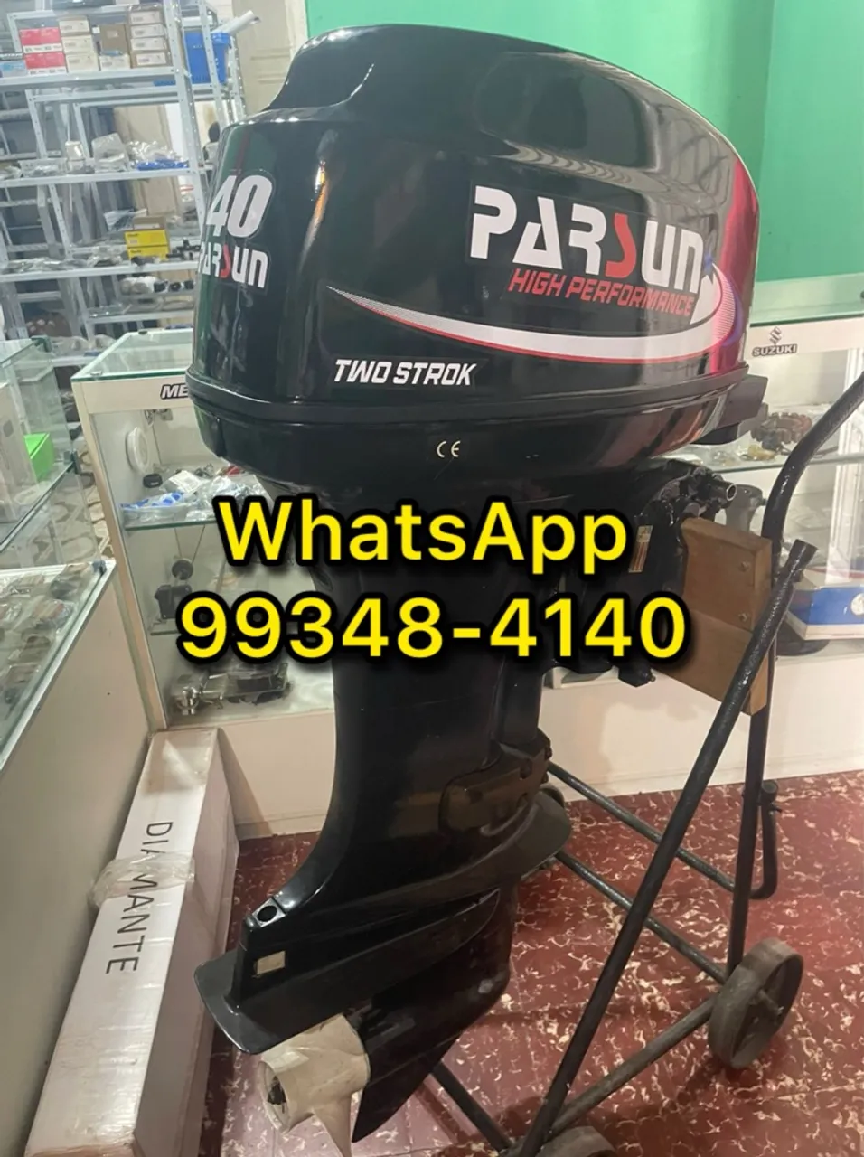 Motor de popa 40hp completo( usa todas as peças yamaha)