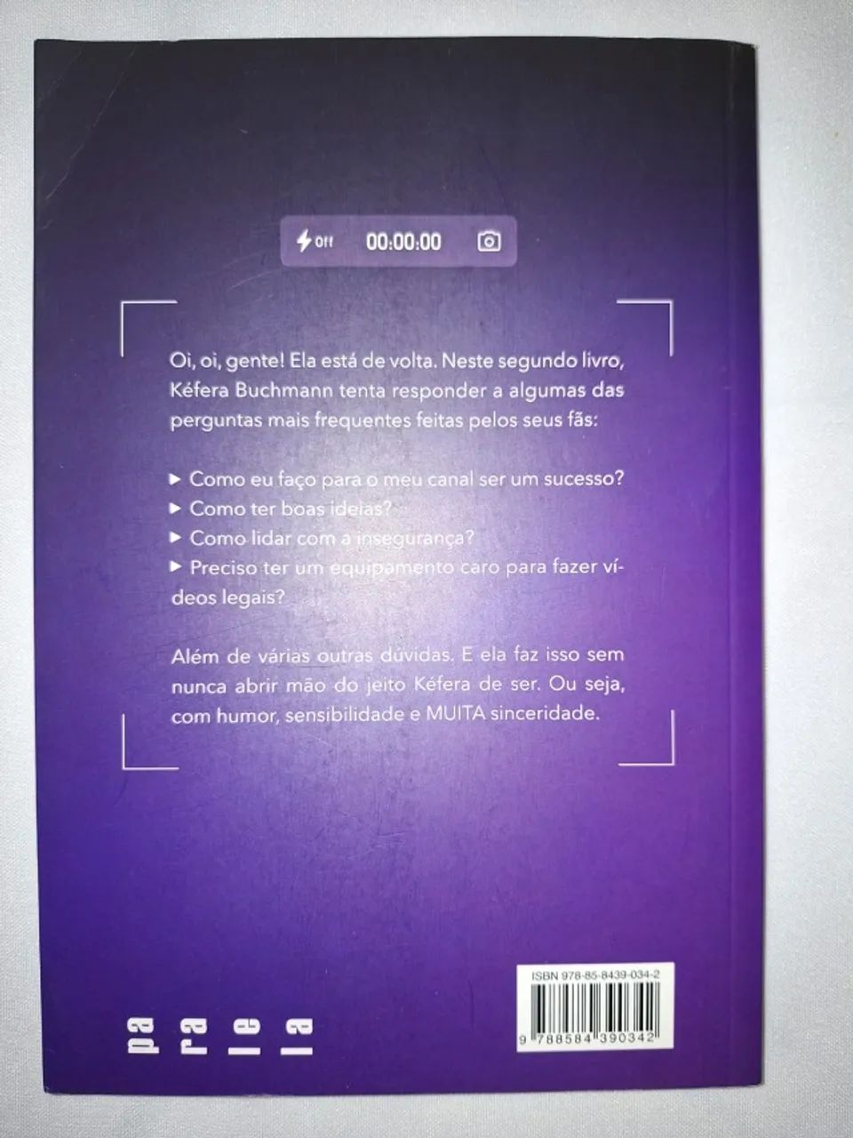 Tá Gravando? E Agora? - Livro Kéfera Buchmann - Foto 2