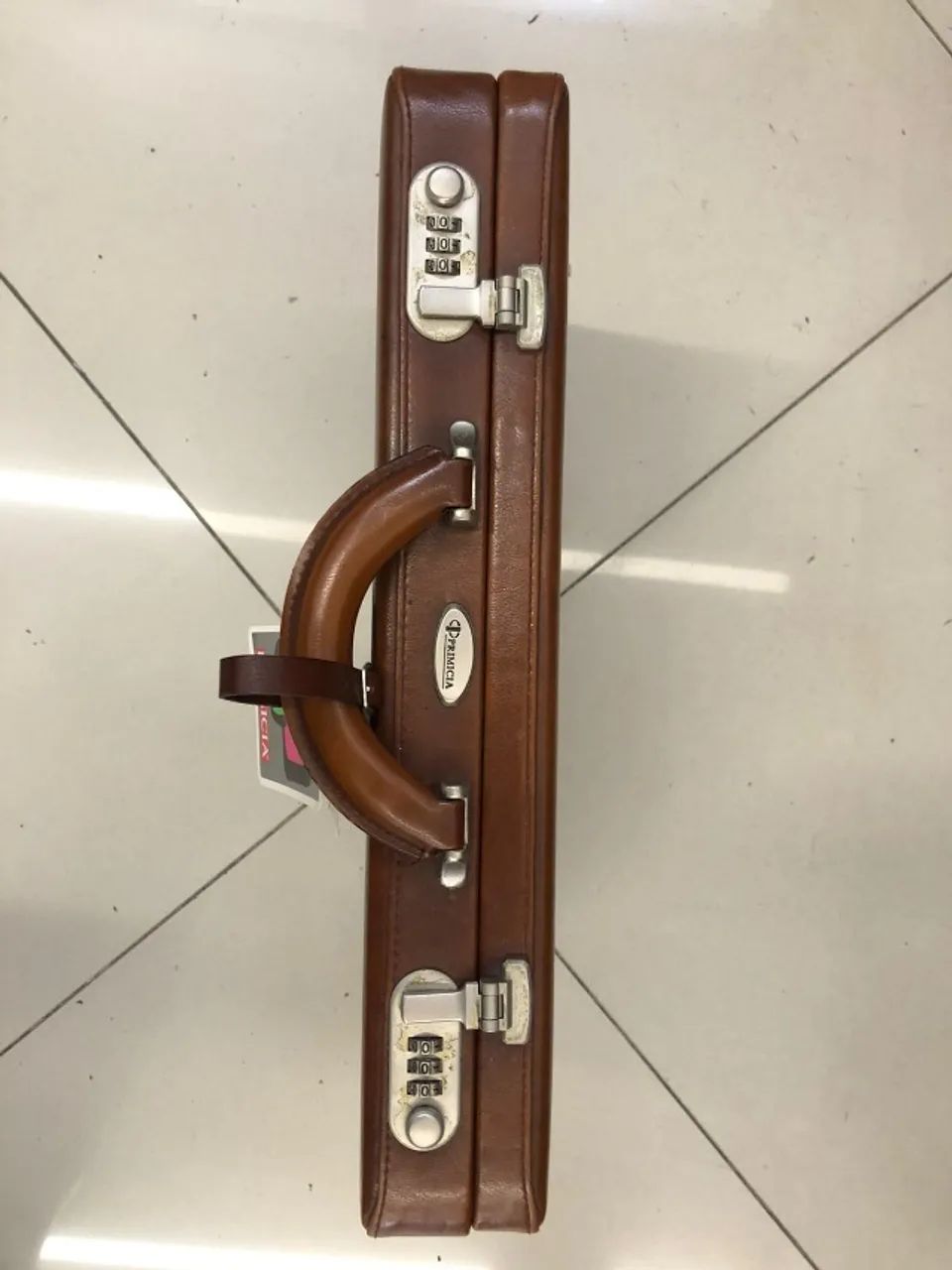 Maleta de Couro Vintage em otimo estado  - Foto 4