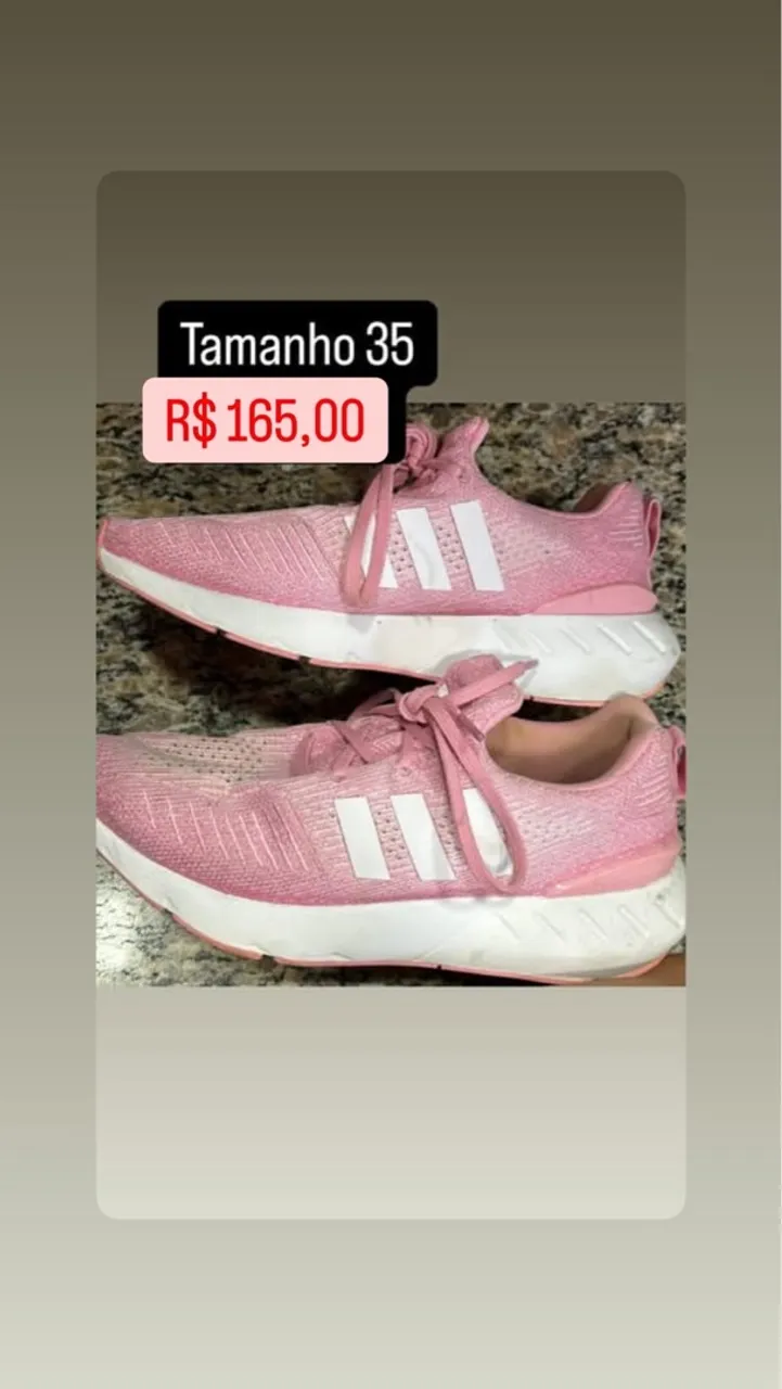 Tênis Adidas Rosa 35