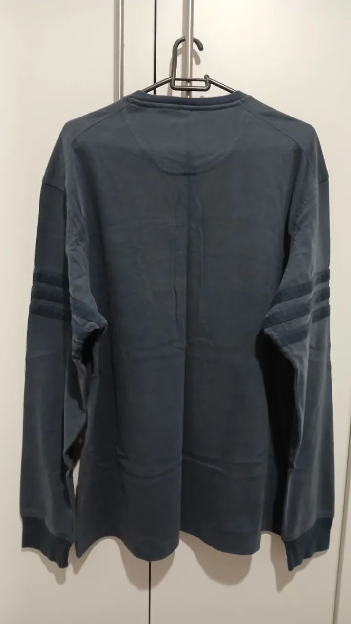 Blusa Crawford Azul Tamanho G - Foto 2