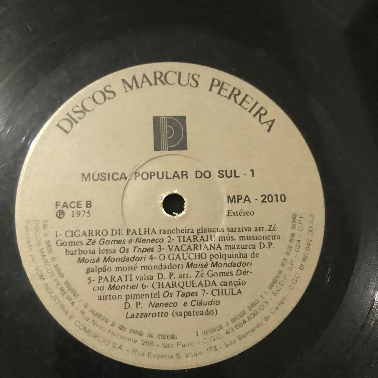 Lp disco de vinil mpb do sul 1975 raro elis - Foto 4