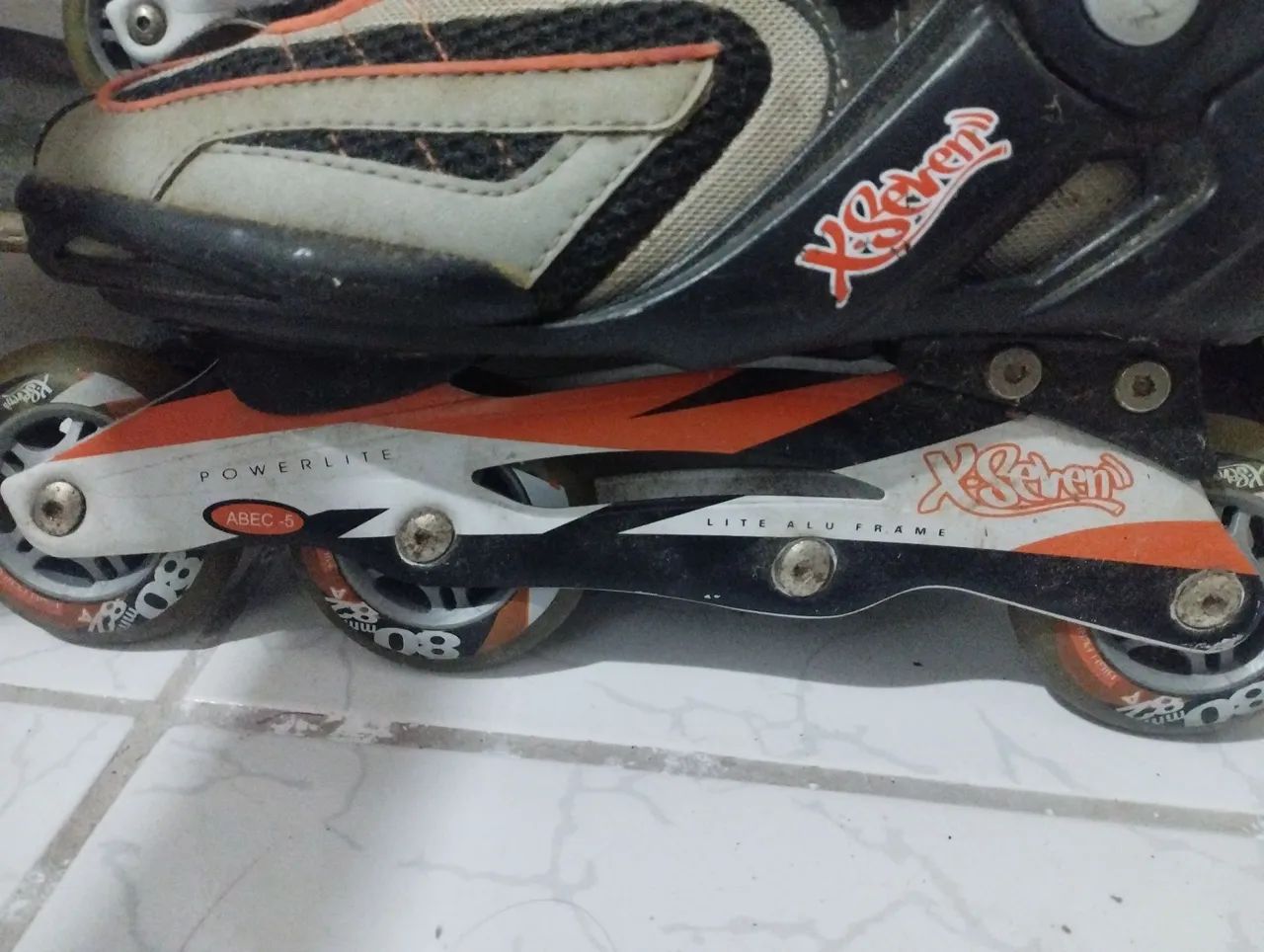 PATINS X-SEVEN POWERLITE 40BR (USADO) - Foto 3