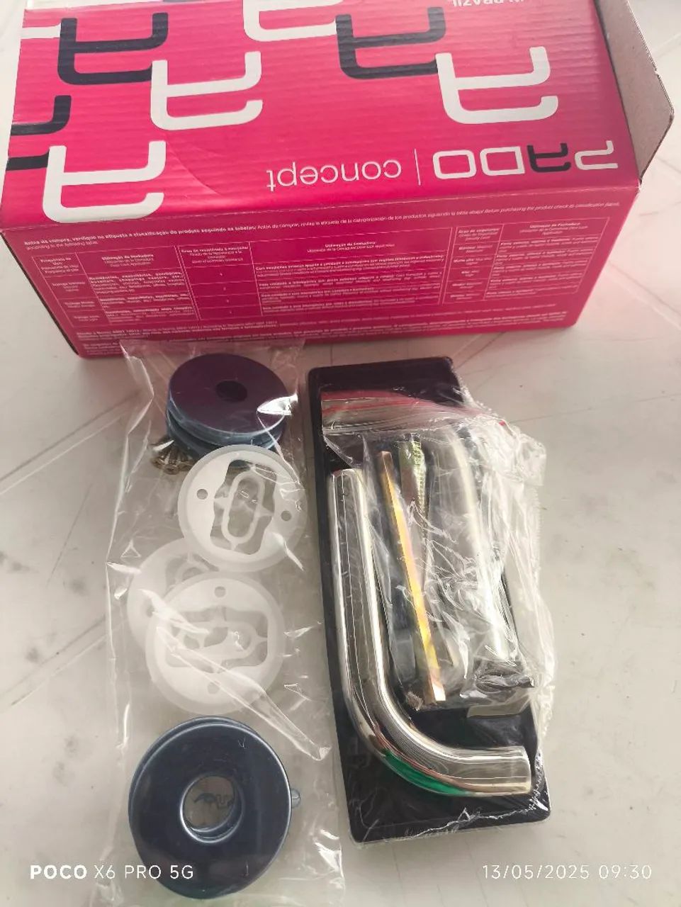 Kit de Ferragens para Porta banheiro  - Foto 2