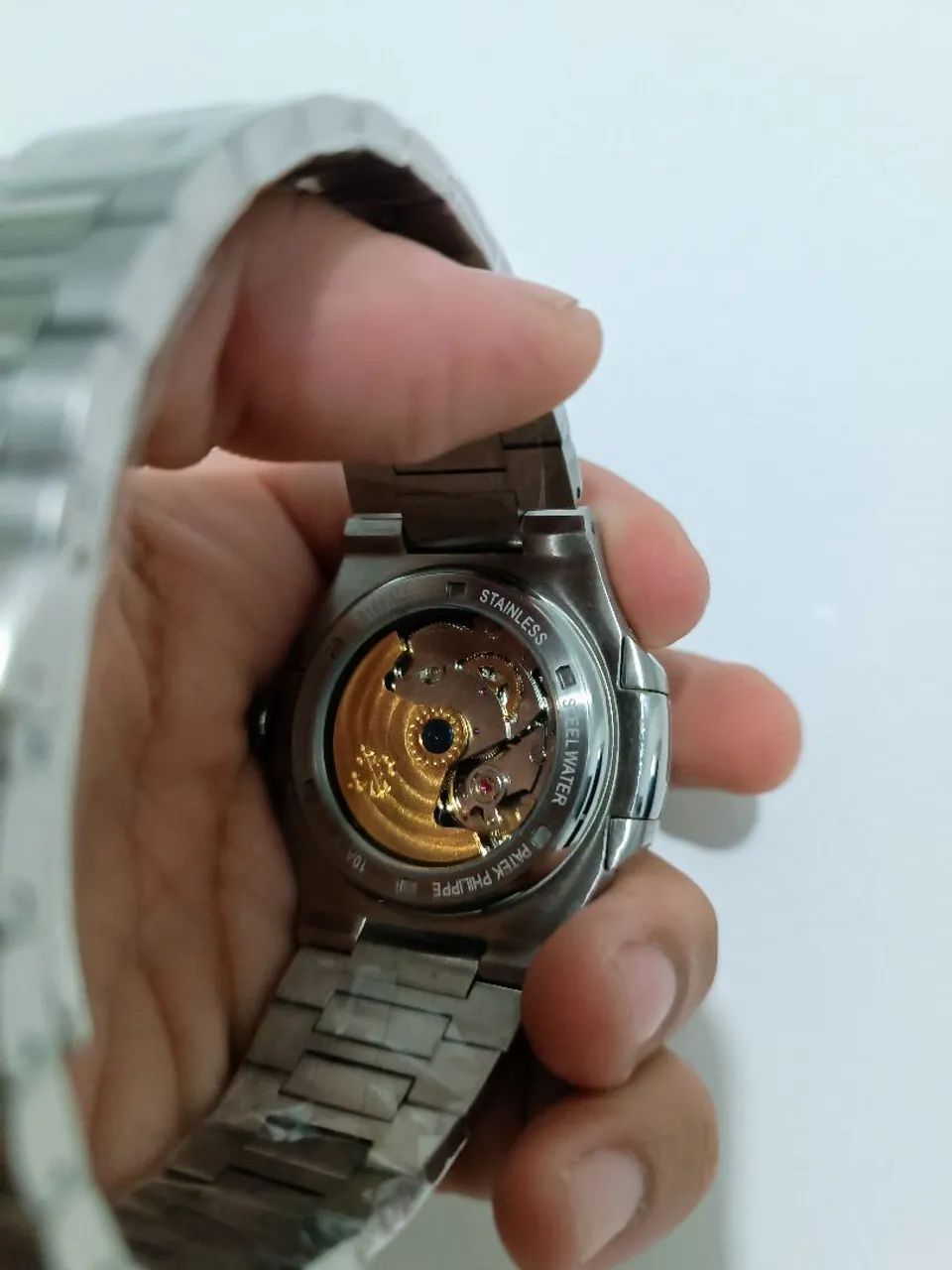 Relógio Patek Philippe Nautilus FUNDO BRANCO AUTOMÁTICO  - Foto 4