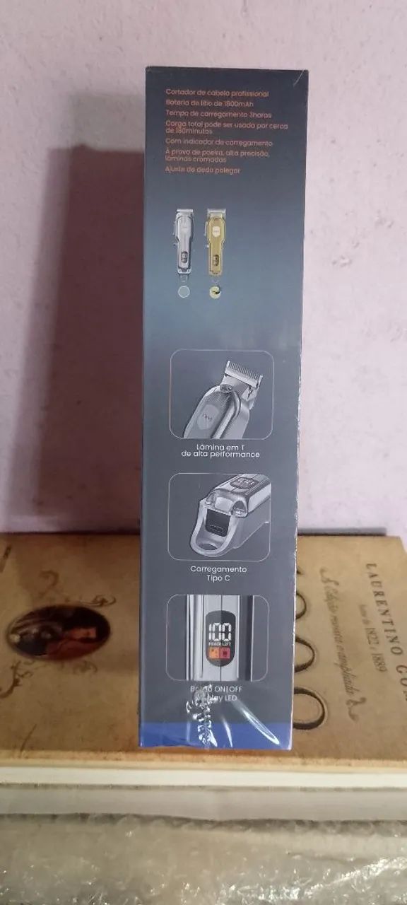Máquina de Cortar Cabelo Com Display Digital  - Foto 4