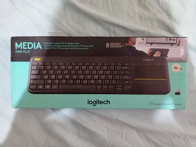 Teclado Sem Fio Logitech Teclado Logitech Bluetooth K400 Teclado