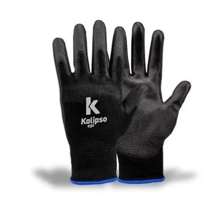  Luva multitato PU preto T-08 Kalipso 