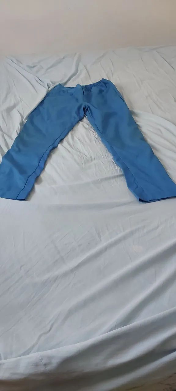 Calça de Moletom Azul , escolar  - Foto 2