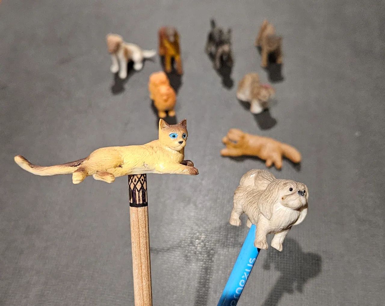 Lote Ponteiras de Lápis Cães e Gatos  - Foto 2