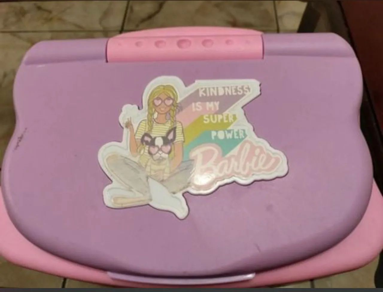 Laptop infantil Bilíngue Barbie - Foto 2