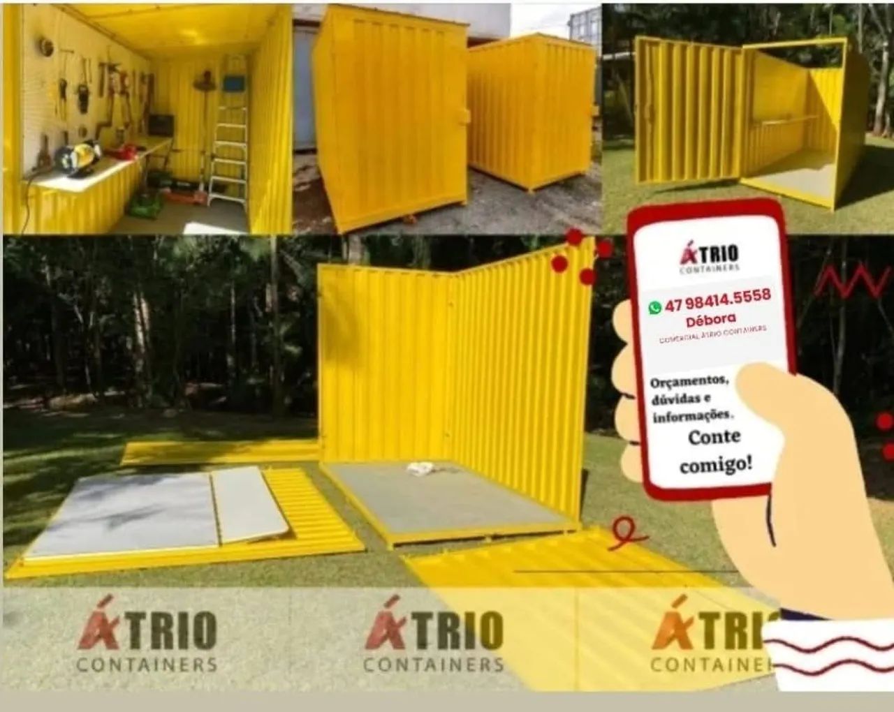 Container mercado cores diversas - Foto 4