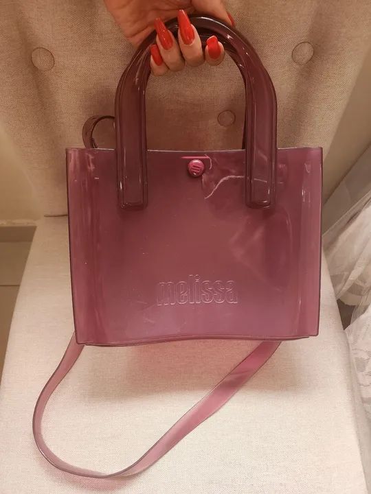 Bolsa Melissa totebag urban bag perfeito estado - Foto 3