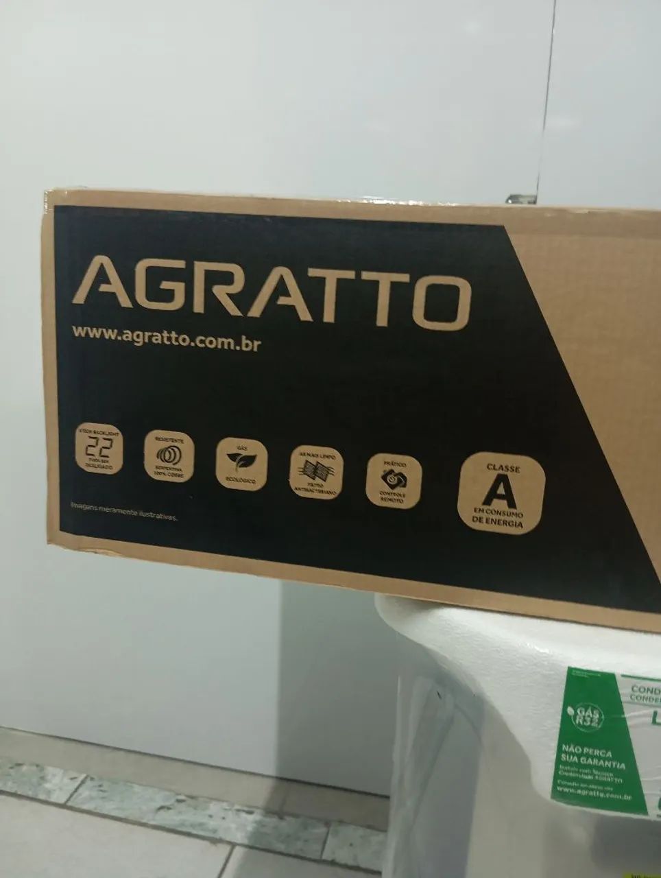 Ar Condicionado Split Agratto 18.000 inverter BTUs Inverter - Novo - Foto 3