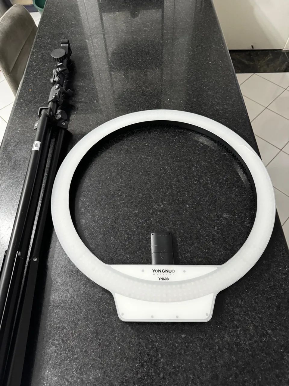 Anel de Luz LED Yongnuo YN608 para Fotos e Vídeos