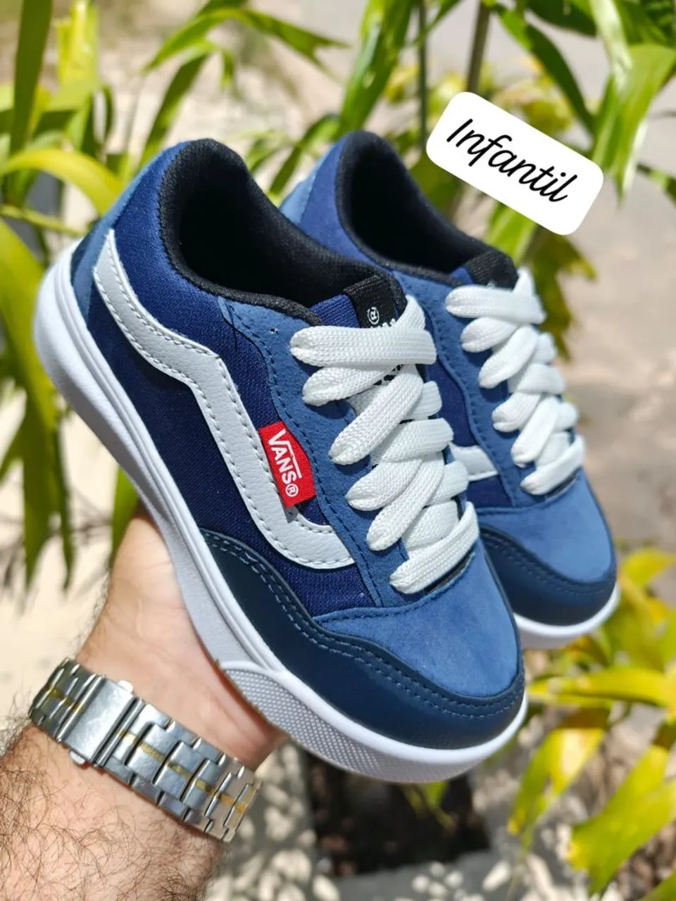 Tênis Infantil Vans Azul - Novo!