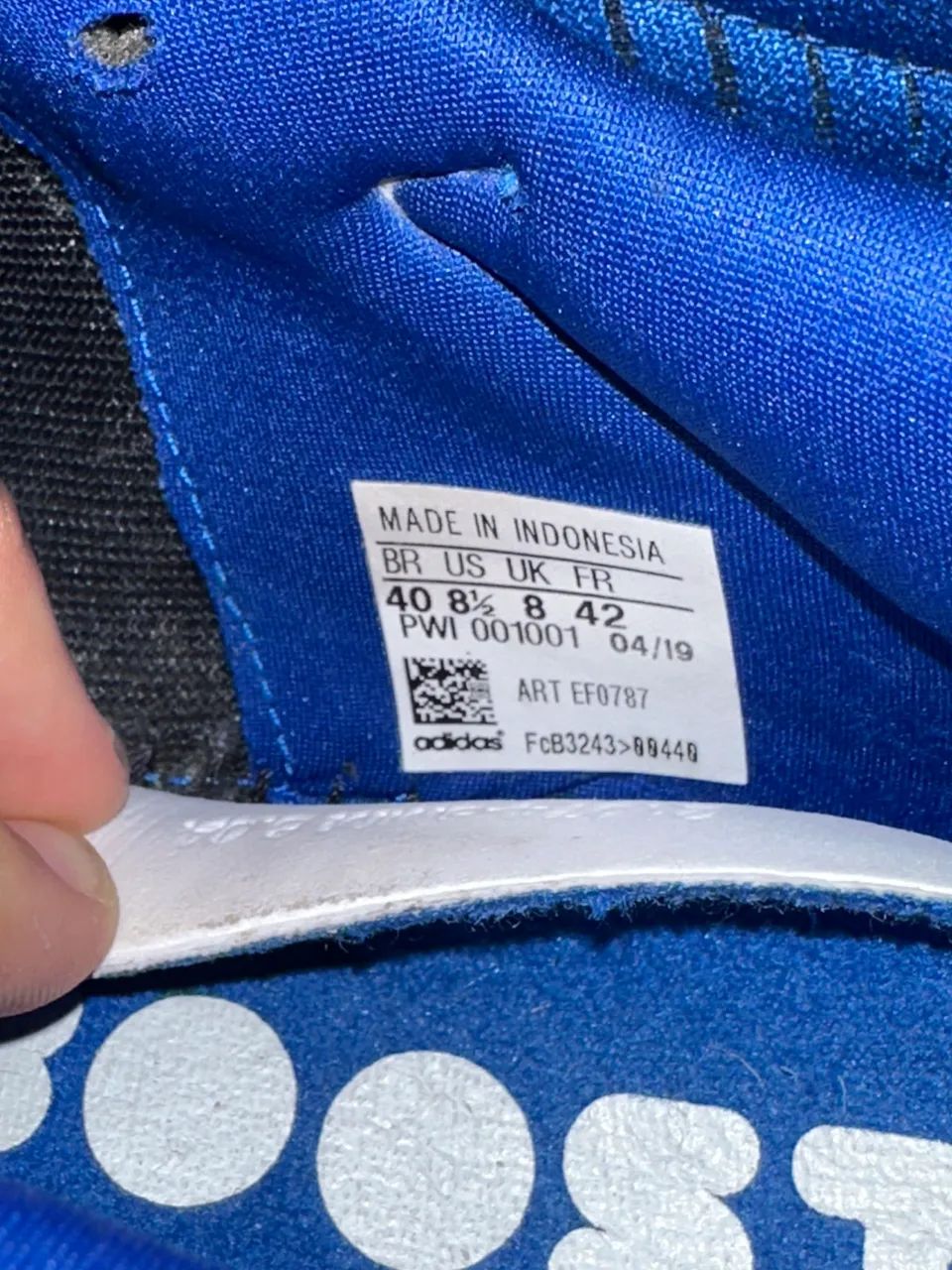 Tênis Adidas Solar Drive boost - Azul e preto n40 - Foto 4