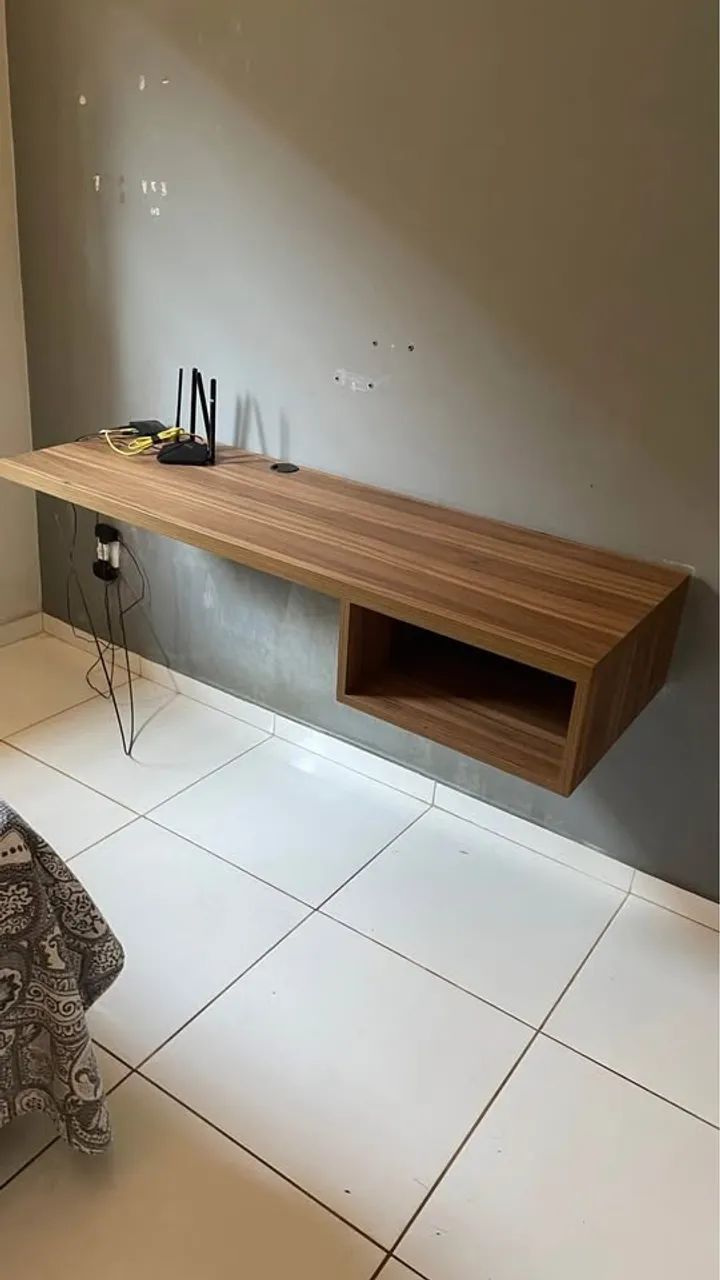 Mesa de escritório de embutir na parede64840825734914123