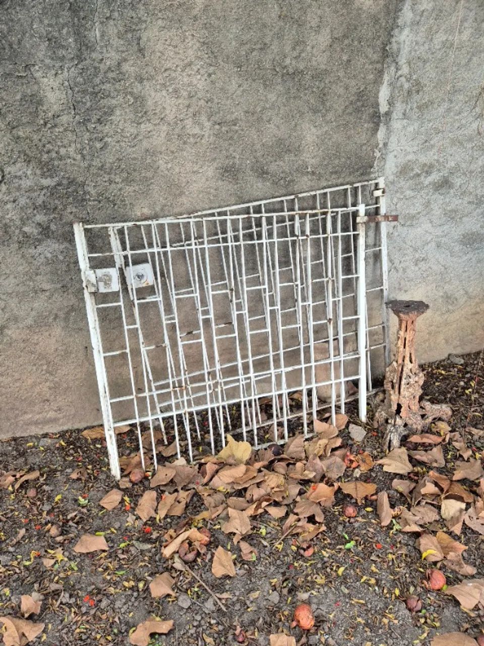 2 Portões + Gradeado Branco Ferro - Foto 4