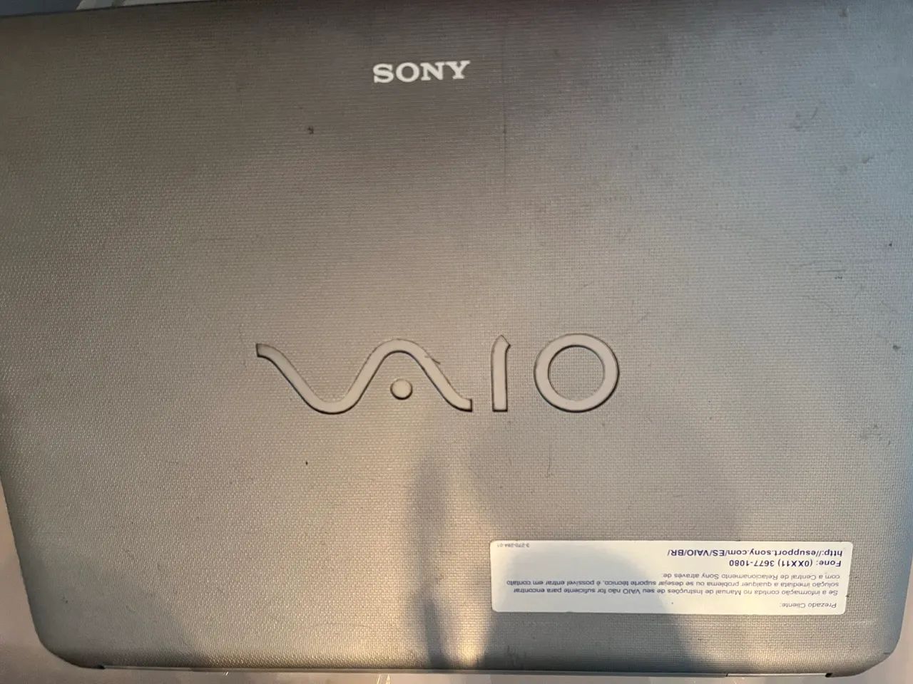 Notebook vaio Sony modelo VGNE330AE