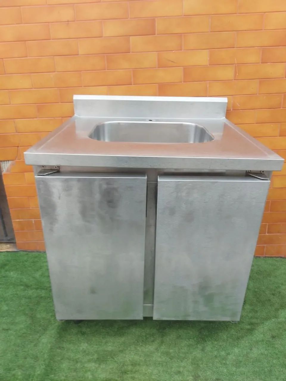 Pia industrial inox