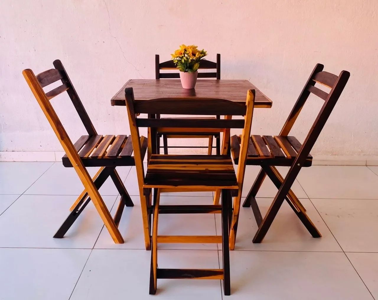 Mesa  Dobrável em Madeira, cuida promoção  - Foto 3