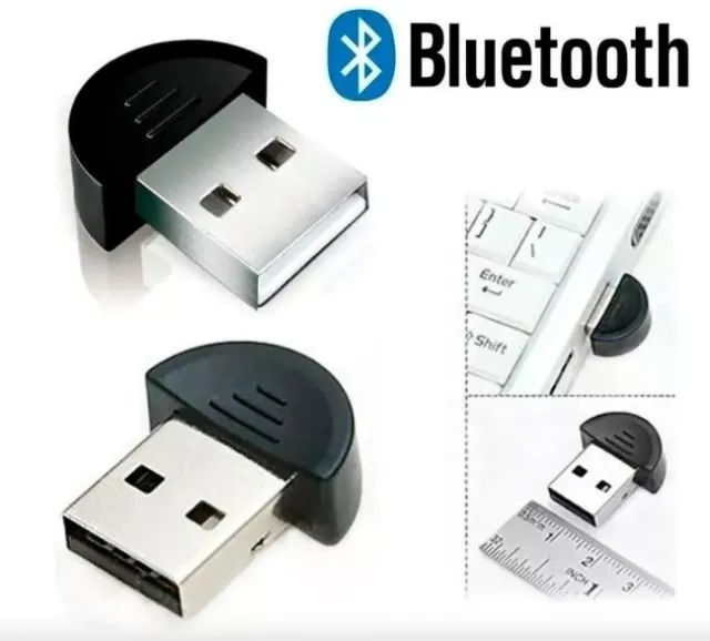Adaptador Bluetooth Usb 5.0 Conector Pc Windows Sem Fio - Foto 2