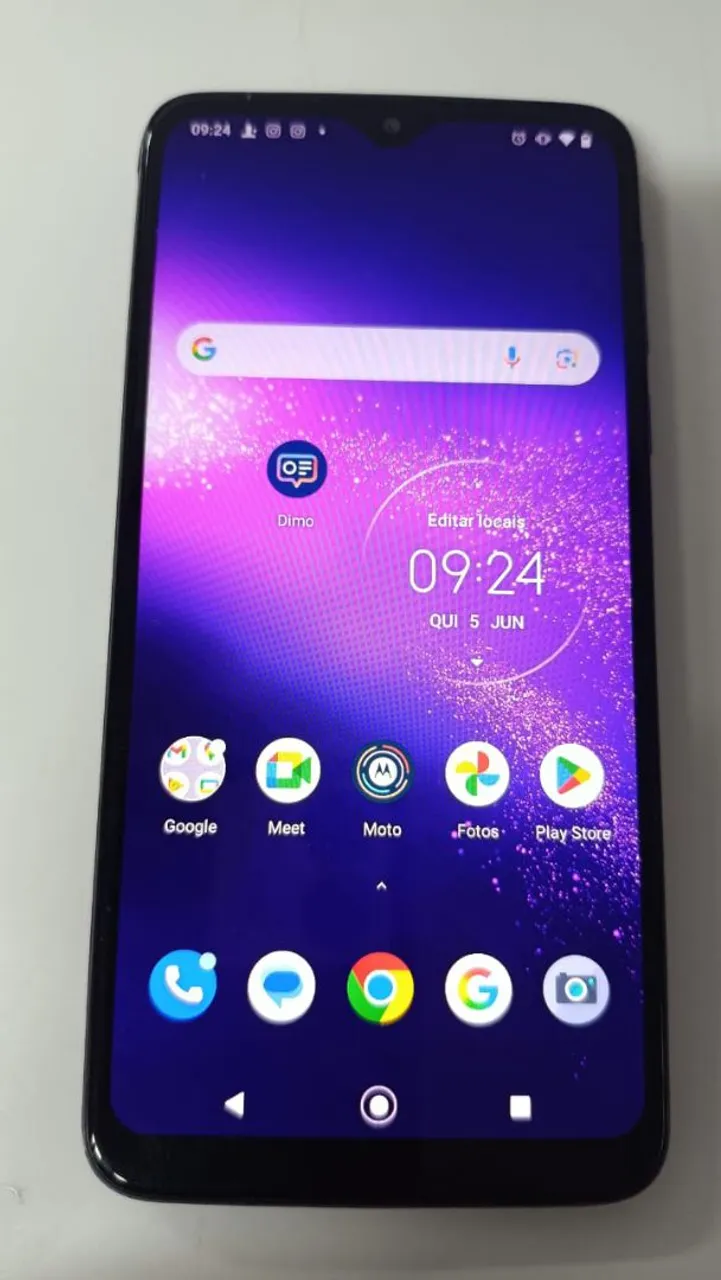 Motorola one macro 4giga ram e 64 giga de armazenamento