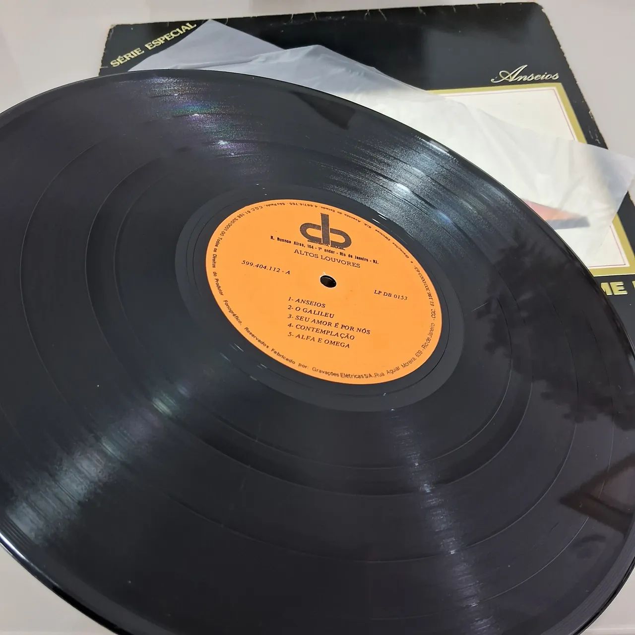 LP ALTOS LOUVORES - Anseios - 1986 | GOSPEL - Foto 4