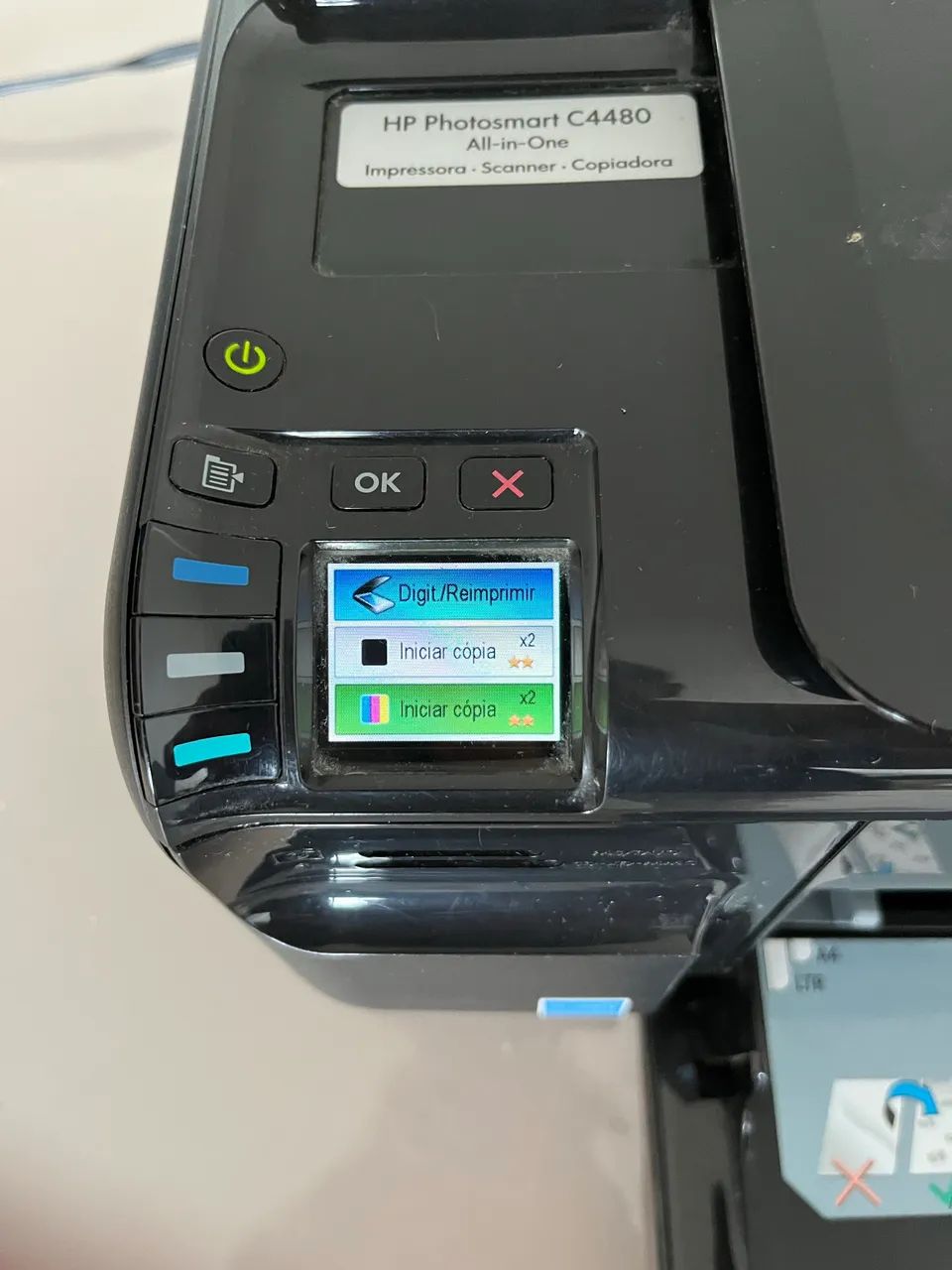 Impressora HP photosmart C4480 - Foto 3