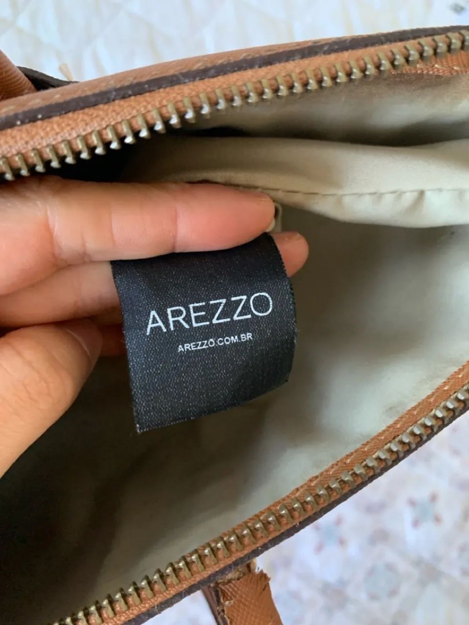 Bolsa Arezzo Caramelo - Foto 3
