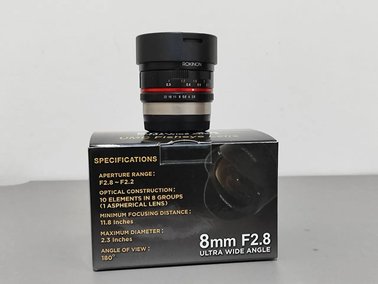 Lente Fujifilm Rokinon 8mm F2.8 Ultra Wide Angle Fisheye para Câmeras Fuji X Mount.  - Foto 2
