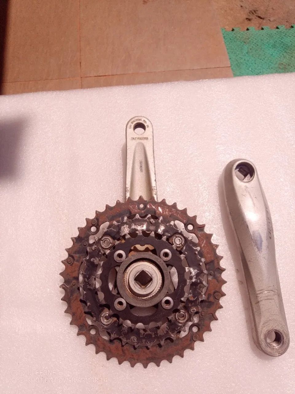 Pedivela Shimano Alívio 170mm - Foto 3