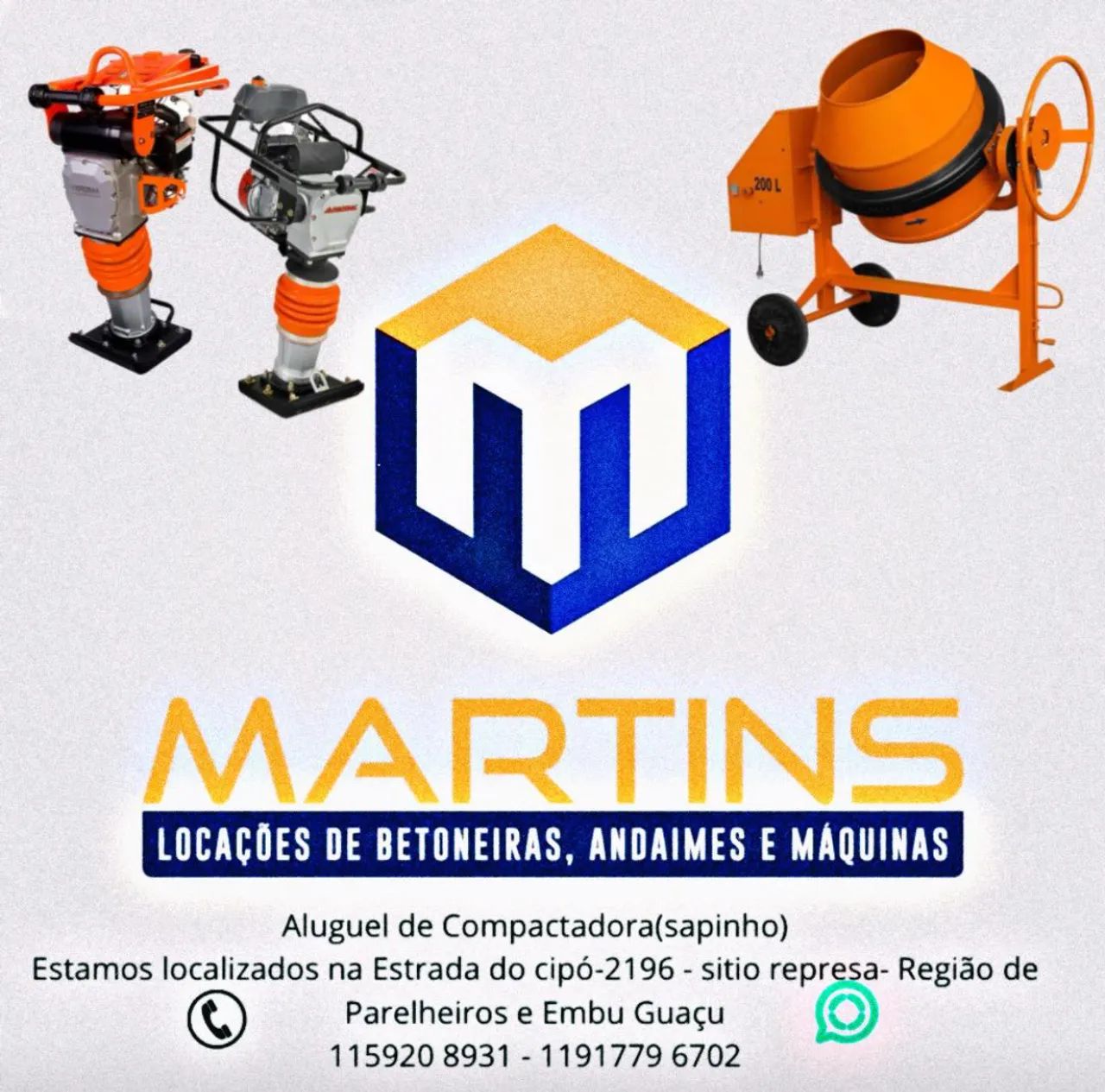 Locação de Andaimes e Betoneiras 