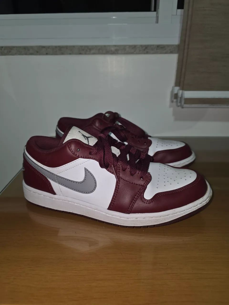 Tênis Air jordan 1 Low "Cherrywood Red" tamanho 40