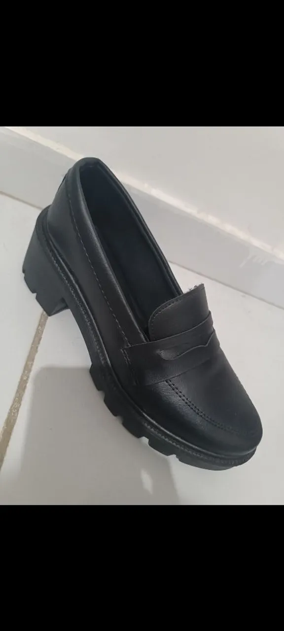 Sapato mocassim preto