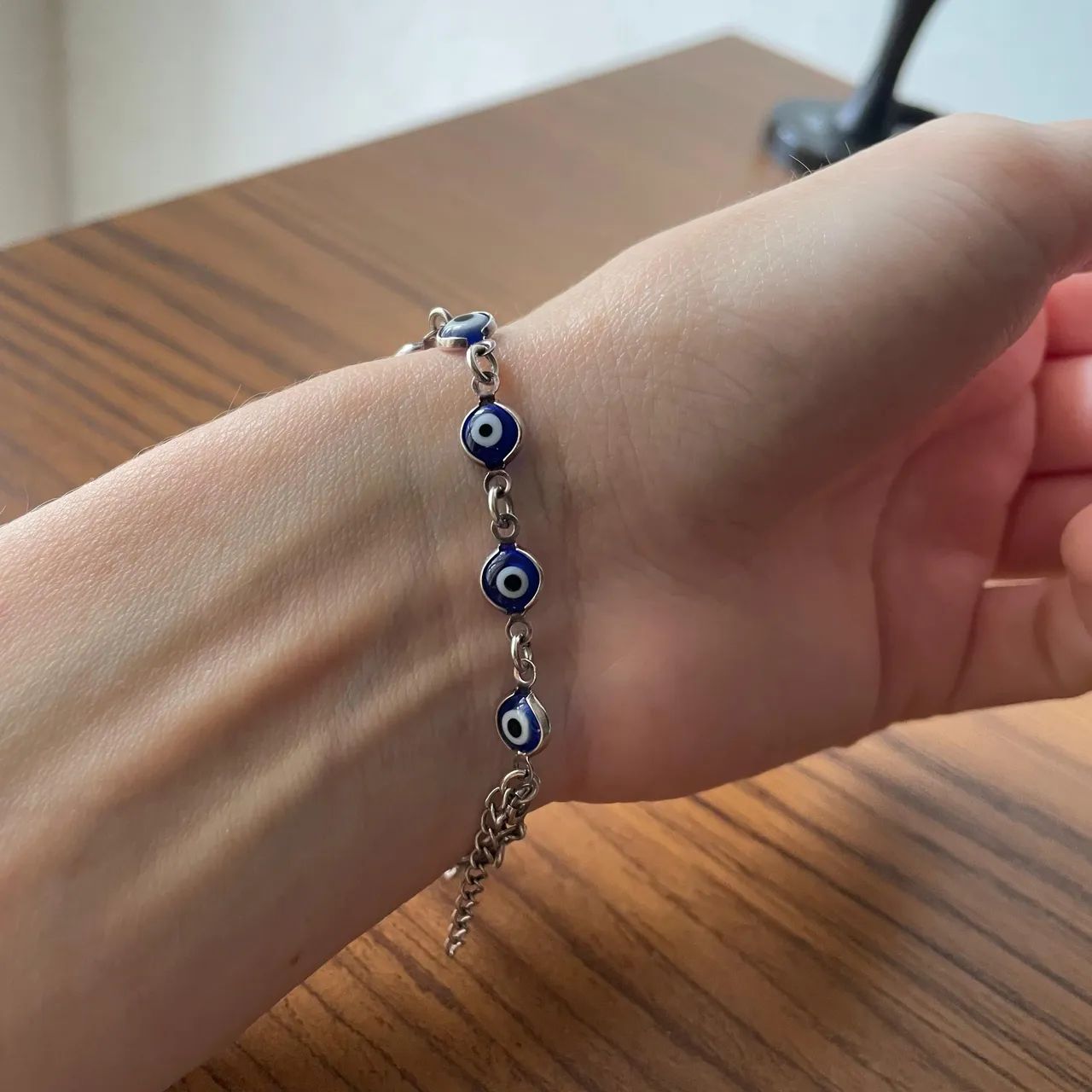 Pulseira olho grego prata 925 - Foto 2