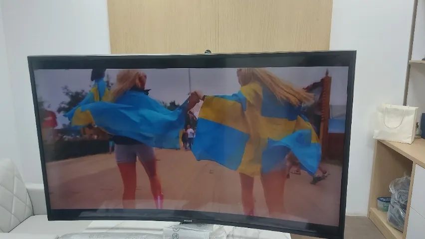 Smart TV Samsung UN48JU6700G 4K, 48 polegadas, Tela Curva Semi Novo - Foto 3