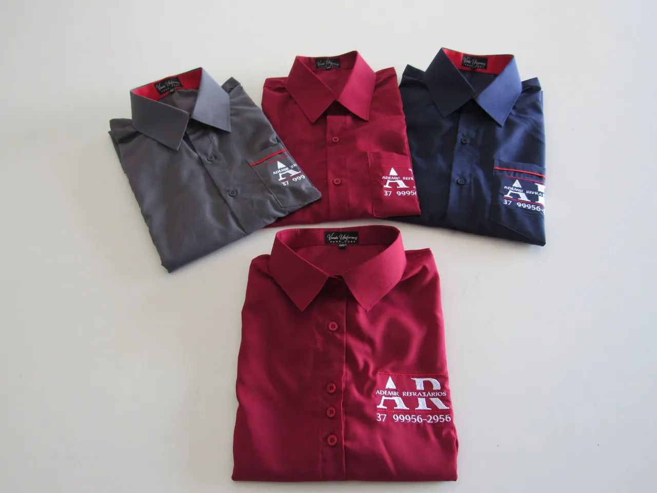 Camisas de uniforme personalizadas